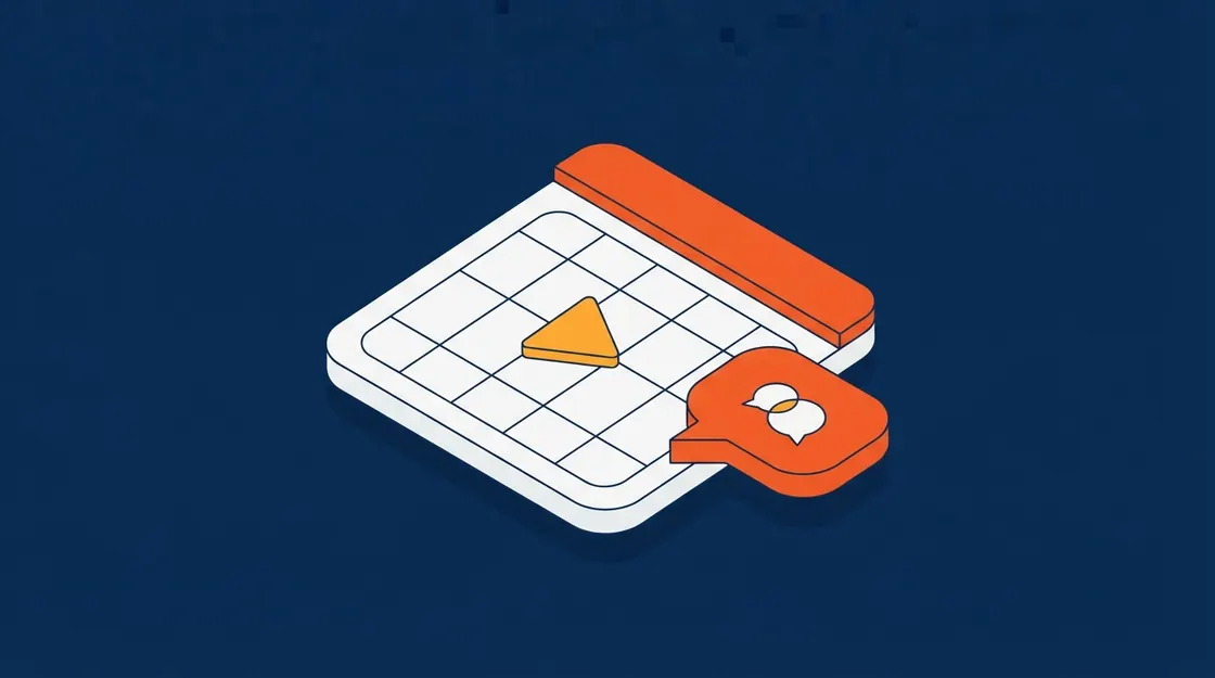 Illustration for WhatsApp messages for webinars and events